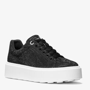 Michael Kors Women’s size 9.5 Romey Embellished Platform Sneaker